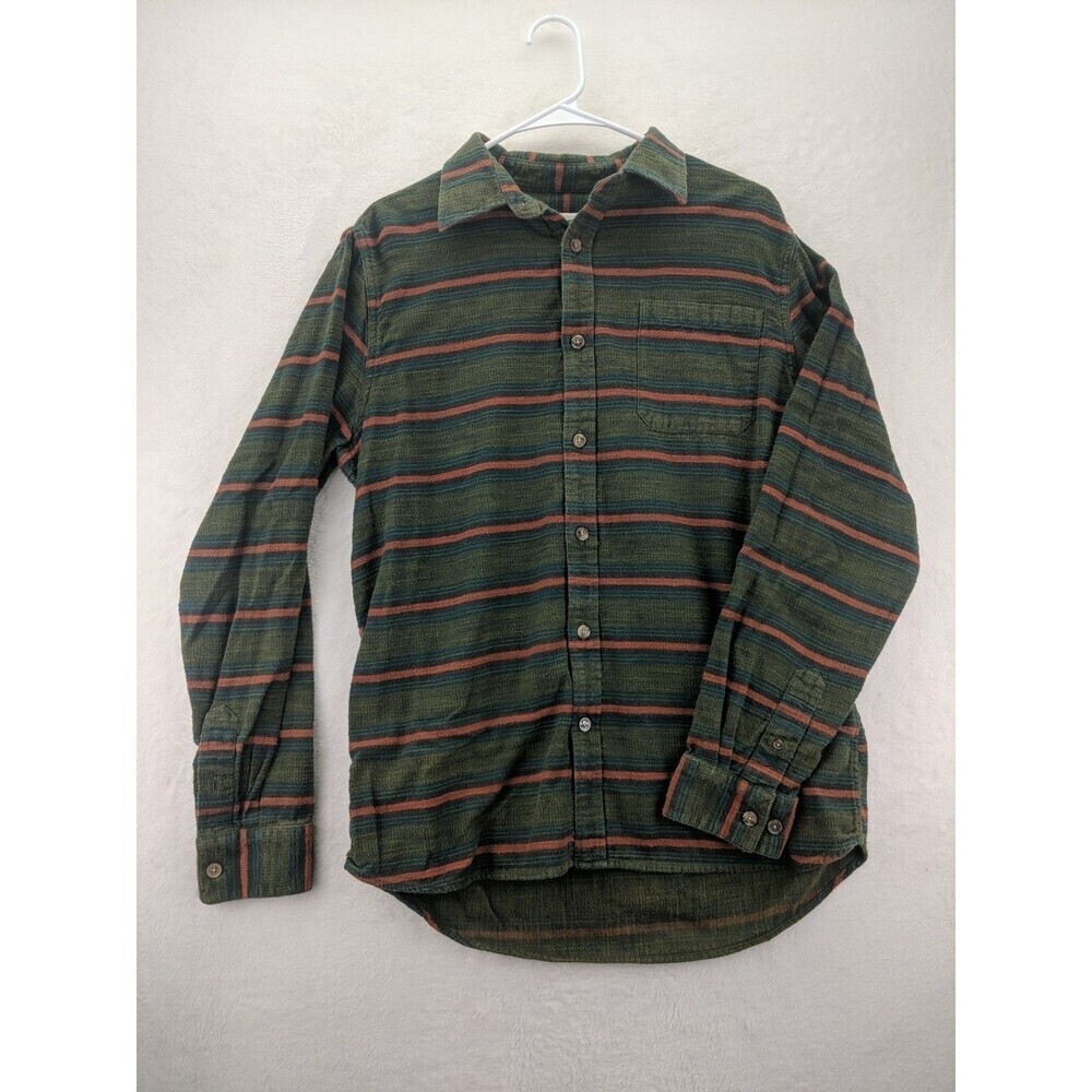 Mountain Khakis Horizontal Striped Mens Medium Long Sleeve Button Up Shirt